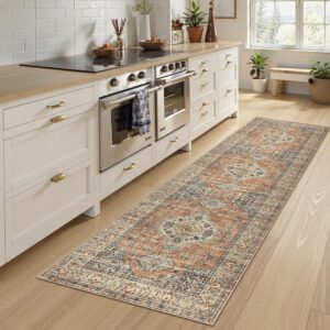 Lahome Oriental Kitchen Runner Rug Non Slip, 2x8 Runners for Hallways